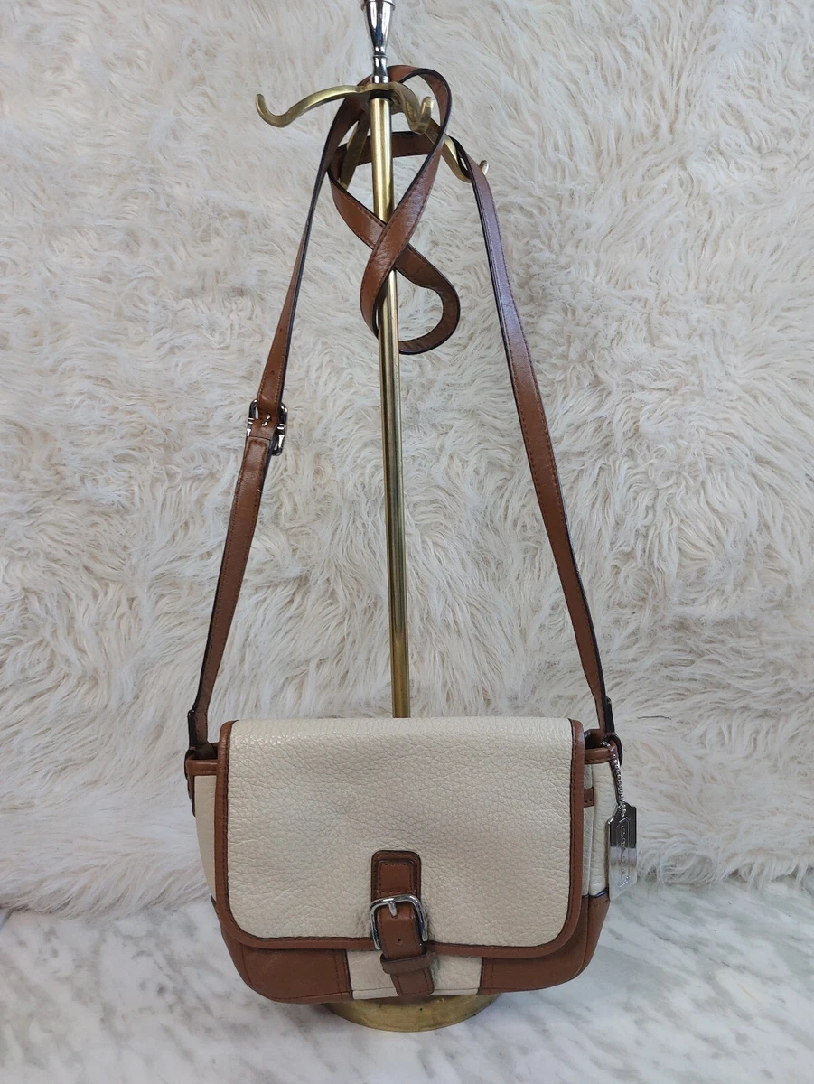 White and best sale tan bag