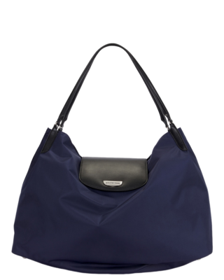 BALENCIAGA ジュネーブ ラージ ホーボーバッグ ブルー ブラック BALENCIAGA Geneve Large $2190 Blue Hobo Shoulder Bag New And