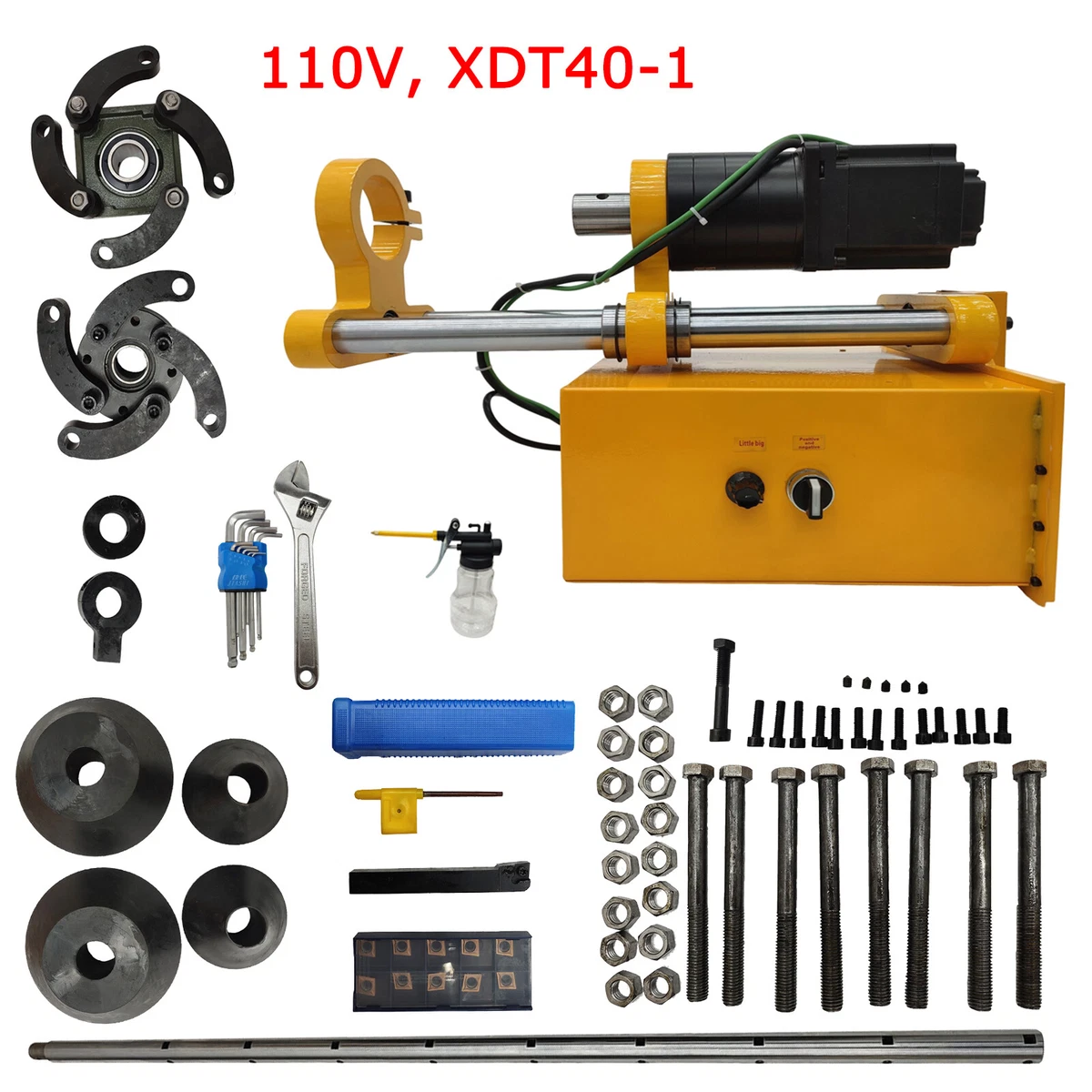XDT40 Portable Line Boring Machine 110V Engineering Machinery Hole Drilling Tool