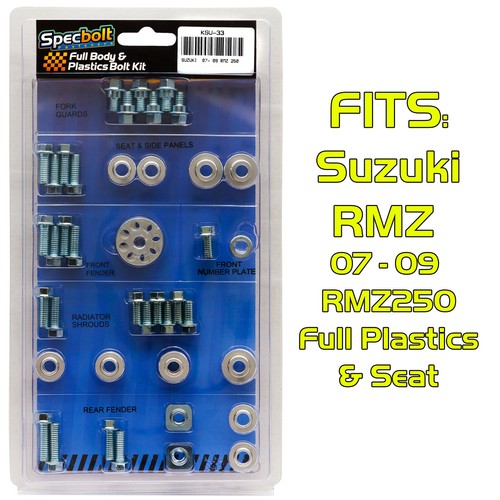 1990 Kx 125 Parts Pit Posse Suzuki Dirt Bike Bolt Kit - 86pc Body