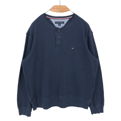 Tommy Hilfiger Herren Rundhals Pullover Größe M GG5