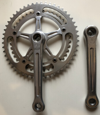 Strada Campagnolo Super record crank 1049/a Set 172.5 Road Bike Italy