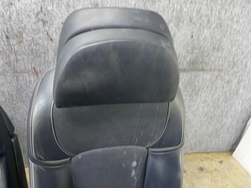 BMW F10 Exclusive Black Nappa Leather M-Sport Heated Seats Panels Set OEM 95K - Picture 5 of 24