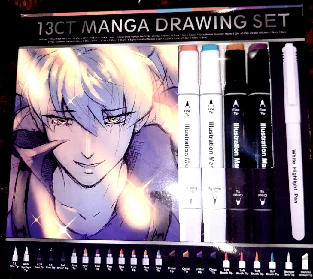 manga drawing set 13-piece, Five Below