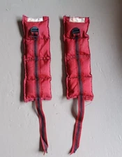 Two Pound Wrist Leg Weights Exercise Pair Leather 2 LB each Vintage Home Gym DP