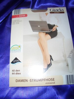 Giada Stützstrumpfhose Gr. 42/44 puder 40 den Support Tights OVP