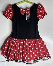 Minnie Mouse Tutu Girls Dress with Headband Ears Size XL