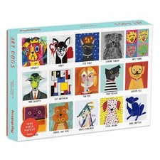 Art Dogs 1000 Piece Jigsaw Puzzle Happily New