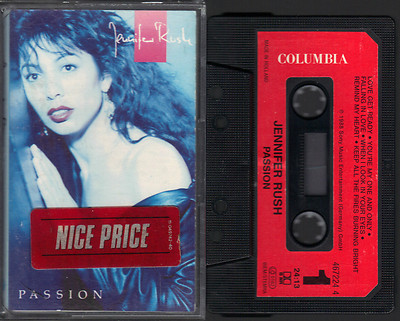 Jennifer Rush Passion MC Same Heart Love Get Ready One & Only Kassette Tape, 126