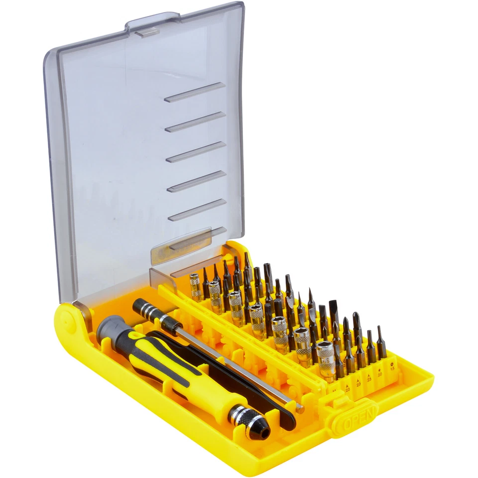 45pc Security Bit Set Torx Star Tamperproof Hex Triwing Precision Tool Kit - Image 4 of 4