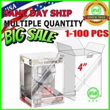 Lot 5 20 50 100 Funko Pop Protector Case for 4" inch Vinyl Figures Collectibles