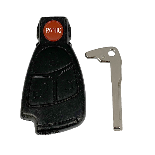 OEM Mercedes Benz Keyless Remote Fob 4B WORN + UNCUT Key Mercedes - IYZ 3312 - Picture 7 of 8