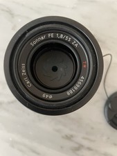 Sony Carl Zeiss Sonnar T FE 55mm F1.8 ZA camera lens PERFECT CONDITION