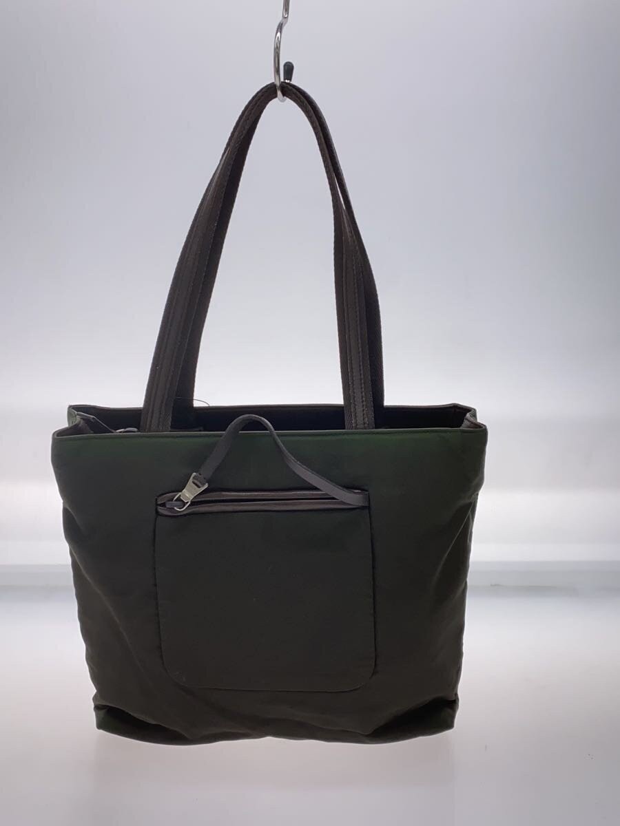 PRADA Triangle Logo Triangle Logo Bag Nylon KHK thumbnail 3