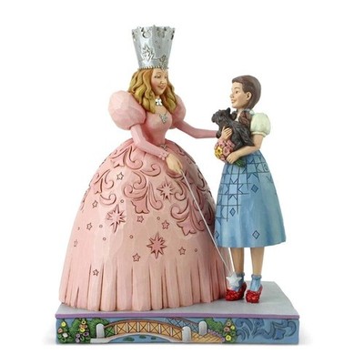 SELTEN BRANDNEU VERPACKT JIM SHORE ZAUBERER VON OZ GESCHENK RUBIN HAUSSCHUHE GLENDA DOROTHY