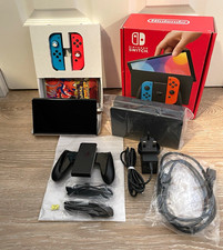 Nintendo Switch OLED boxed with Pokémon Scarlet and 256GB SD card