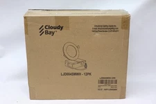 Cloudy Bay 6inch Smart Wifi LED Recessed Lights, RGBCW Color Changing 12pack