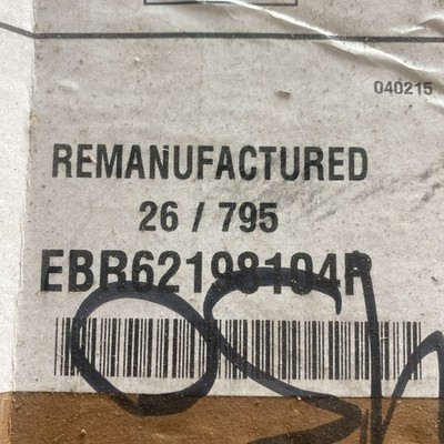 LG EBR62198104R Electronic Control Board