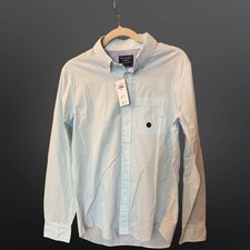 Abercrombie  Fitch Light Blue Check Button-Down Shirt  NWT Men  s Small