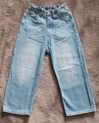 Wie NEU Jeans Baggy Extra Baggy Ron Gr. 128 weit Jack and Jones hellblau Hose 