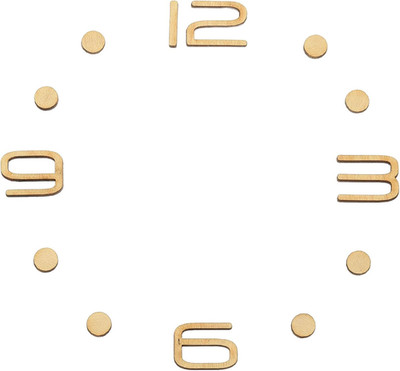 Self-Adhesive Wooden Clock Numbers Kit for DIY Digital Clock Replacement