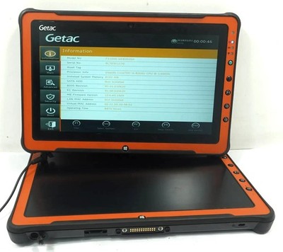 Lot of 2 Getac F110 G5 11.6'' FHD Touch Core i5-8265U 1.60GHz 8GB No SSD