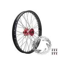 Tusk 1933590012 Impact Complete Front Wheel Package 21 X 1.60 Black Rimsilver