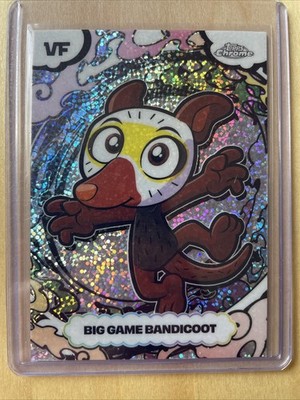 2026 Topps Chrome VeeFriends Big Game Bandicoot Manga Speckle Refractor