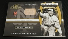 2003 Christy Mathewson Giants 12/100 Timeless Treasures Post Season Mat. Bat