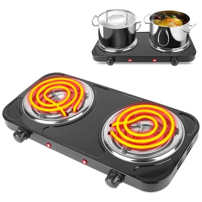 #ad 2000W Portable Kitchen Electric Double Burner Hot Plate Cooktop Cooking Stove $22.89