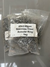 2 KG Stainless Steel Clout  Round Wire Nails SS Outdoor 45x2.65      