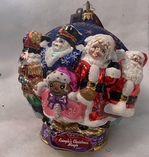 NWT Christopher Radko MERRY CHRISTMAS TO ALL! 1019087 Kringle s Christmas Mingle