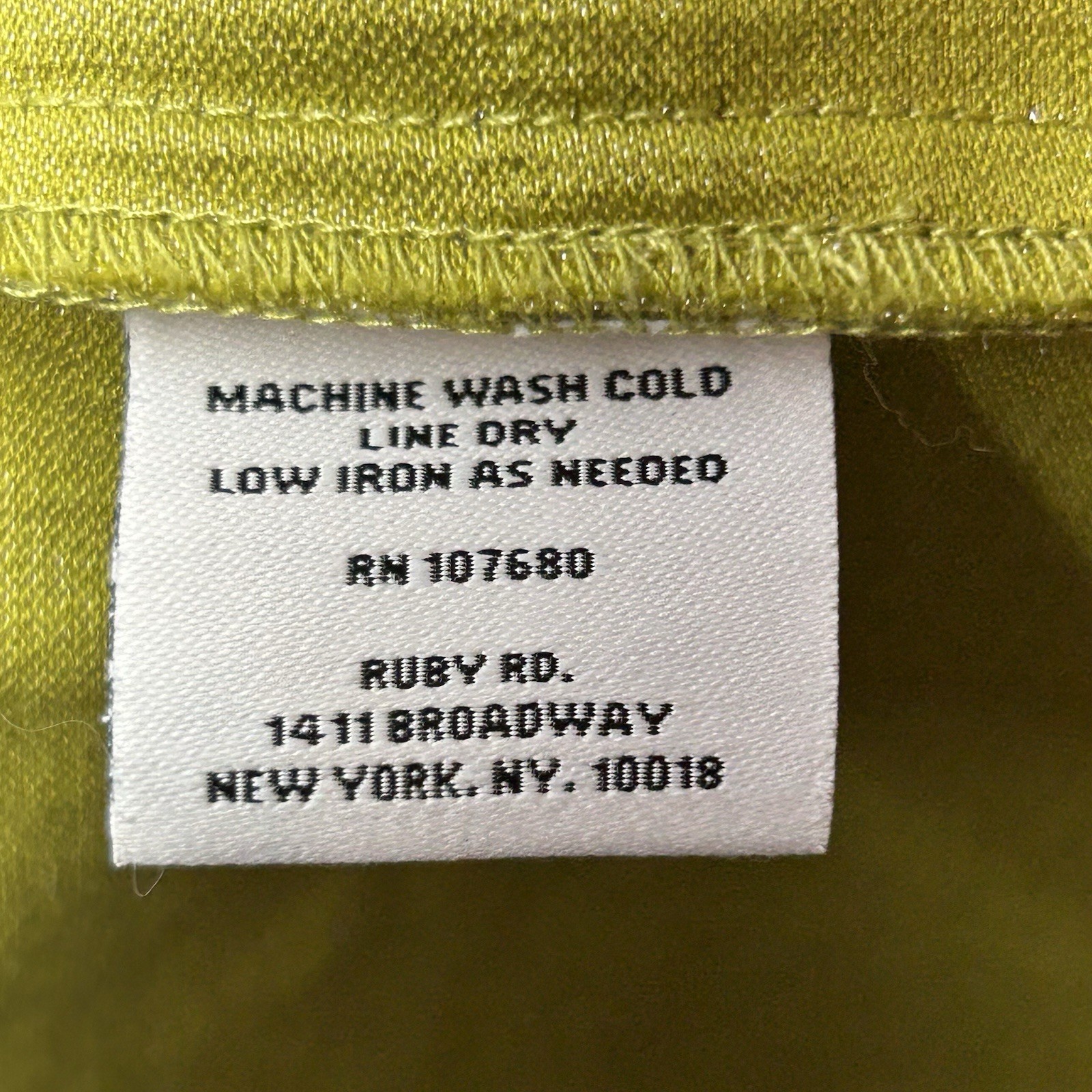 Ruby Rd Twilight Lime Metallic Light Jacket Shirt… - image 7