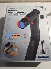 Sharper Image Power Percussion Hot  Cold Reach Percussion Massager. Open Box