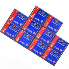  Lot of 10 Delkin Devices 4GB CompactFlash Memory Card