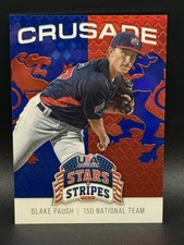 2015 Panini Stars and Stripes - Crusade Blake Paugh #11 Red & Blue /49 (RC)