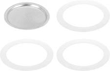 MECCANIXITY Stovetop Espresso Maker Replacement Aluminium Coffee 74x64x5 mm 