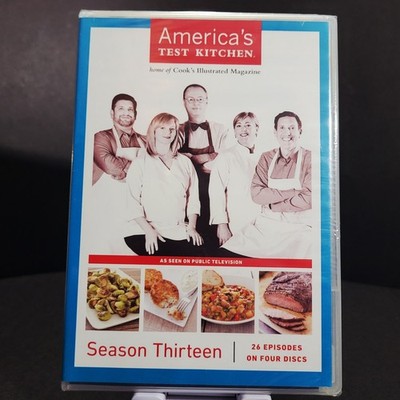 SEALED America's Test Kitchen Season 13 DVD - PBS (4-Disc) Set Cooking Show