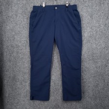 Under Armour Pants Mens 36x30 Blue Match Play Loose Flat Front Golf Performance