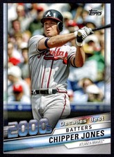 2020 Topps Update Decades' Best Chipper Jones Atlanta Braves #DB-70