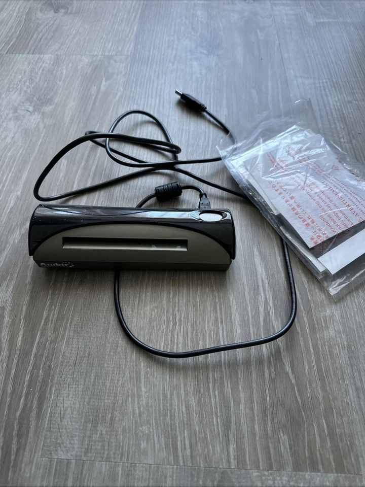 Ambir ImageScan Pro PS667-4 Simplex A6 ID Scanner Mobile w/ USB Cable - Image 2 of 4