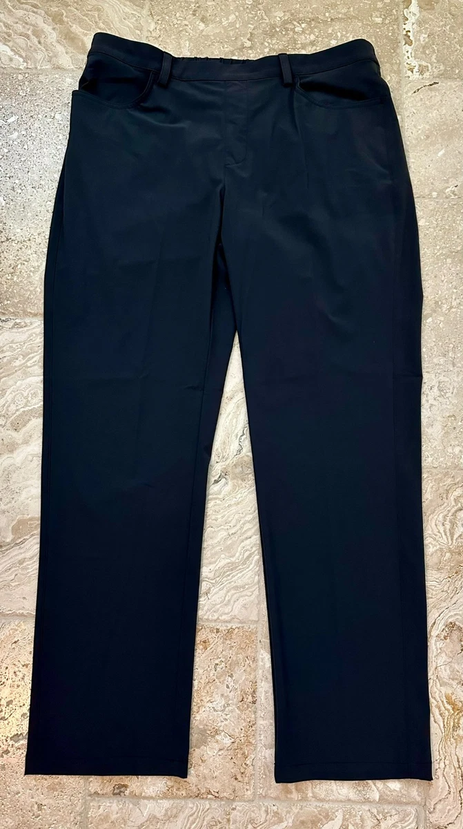 greg norman dress pants Mens 36x34 Black Flat Front Mid Rise Stretch Travel Golf Constructed with a combination of moisture management systems Dress Pants Greg Norman Signature