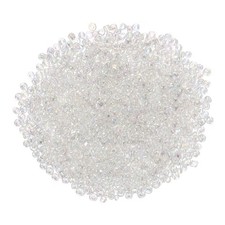 2000Pcs Glass Seed Beads 2mm Mini Glass Seed Spacer Bead Light Gray