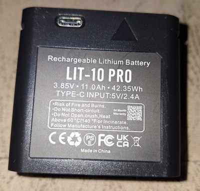 LIT-10 Pro Battery for SPYPOINT Cellular Trail LM2 Link-Micro-S-LTE Camera