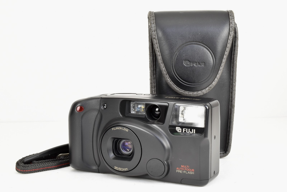 富士フイルム　カメラ　TELE CARDIA SUPERIII レトロ MINT w/ Case ] Fuji Tele Cardia Super III Point & Shoot 35mm Film