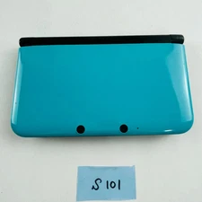 Nintendo 3DS LL Turquoise & Black Limited Pack Console Japan Rare