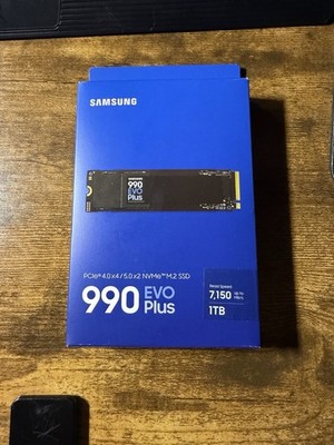 Samsung 1TB M.2 NVMe Gen4 PCIe SSD 990 EVO Plus Zero Hours  /  Zero Wear