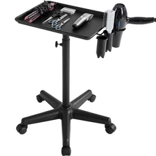 Beauty Rolling Aluminum Tray Cart Utility Cart, Hair Salon Service Instrument Tr