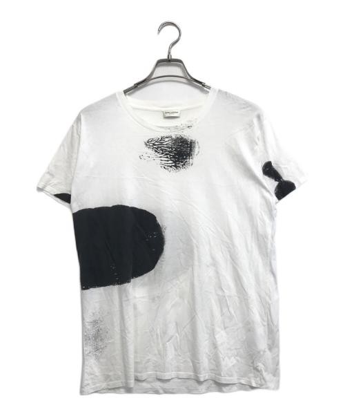 T shirt M Saint Laurent Paris stampa double face