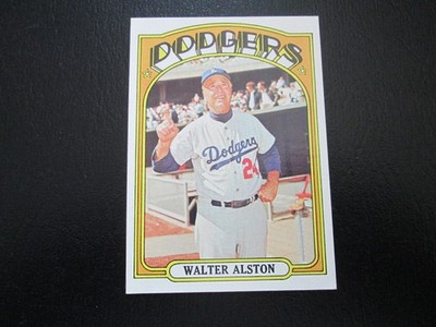 WALTER ALSTON 1972 TOPPS HIGH SERIES BASEBALL CARD #749 EXMT+